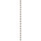 12 Pack: Silver Rhinestone Studded Rondel Beads, 7mm by Bead Landing™
